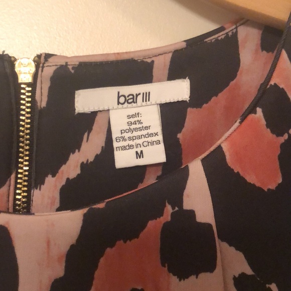 Bar III Women’s Dress. Pink Leopard. Size M. - Picture 3 of 4